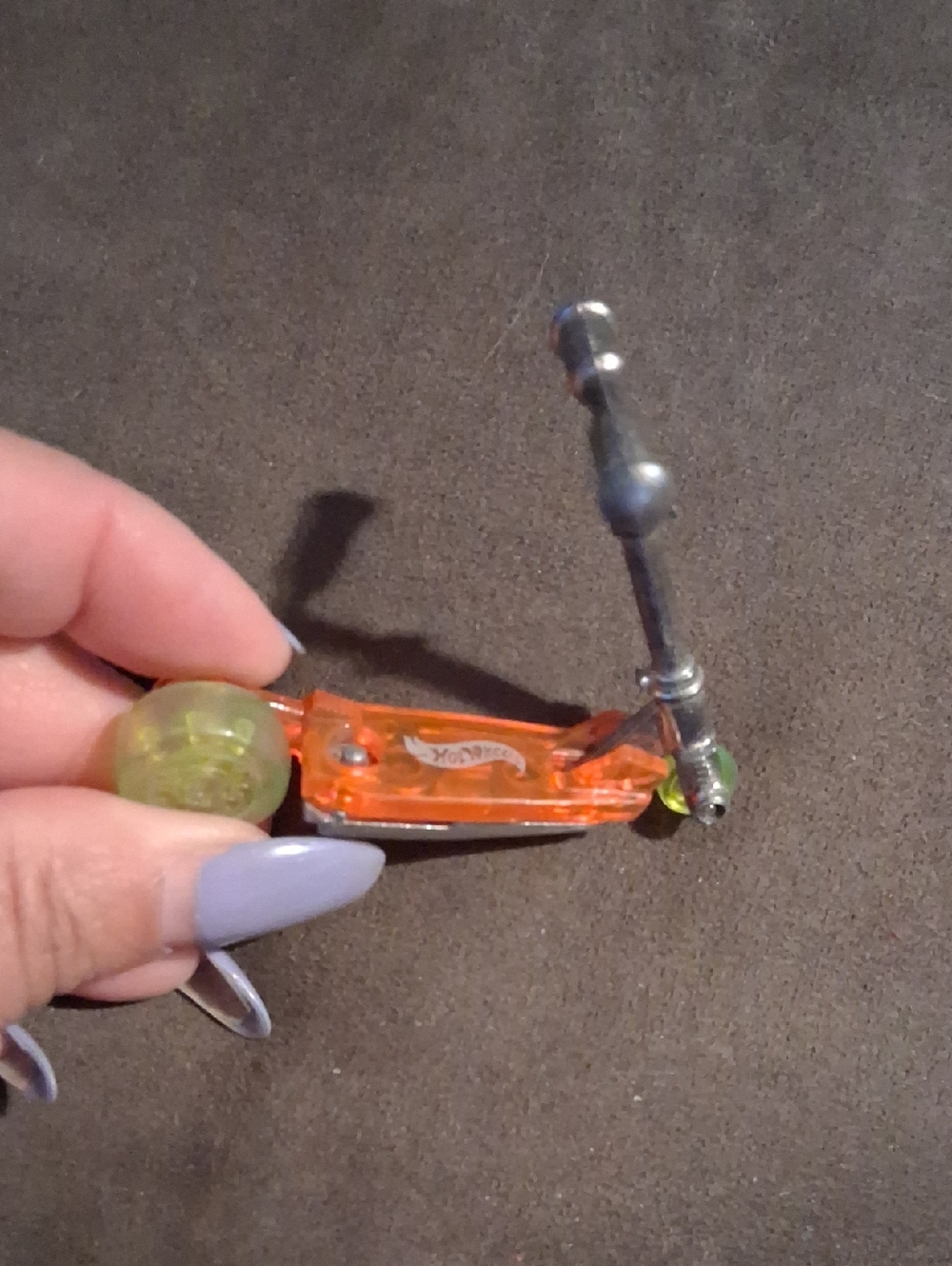 Hot Wheels Orange & Green Mini Scooter Toy by Hot Wheels